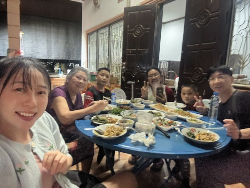 Karst mountains on the road to Vang Vieng